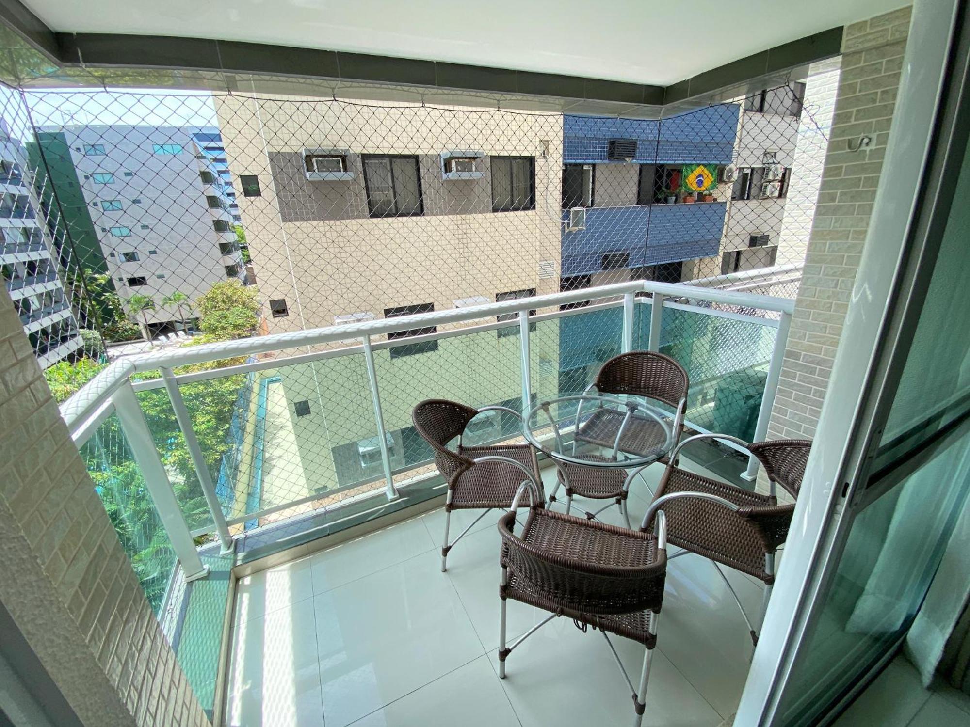 Apartamento Apto Beira Mar Jtr -3 Quartos - Piscina - Cobertura - Churrasqueira